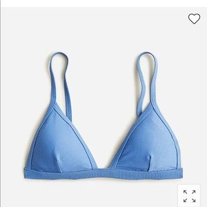 J Crew Ribbed Bikini Top and High Rise Bottoms NWOT